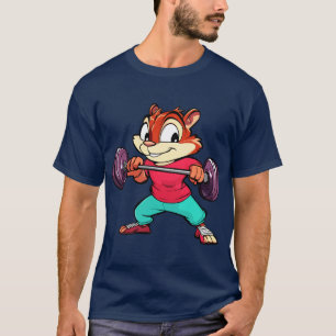 T-shirt de l'entraîneur sportif Chipmunk