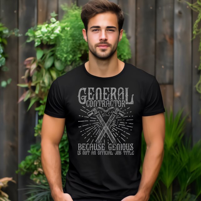 T-shirt de l'entrepreneur général (Créateur téléchargé)