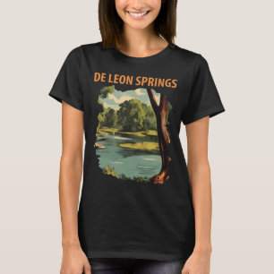 T-Shirt De Leon Springs Forest River Green Travel