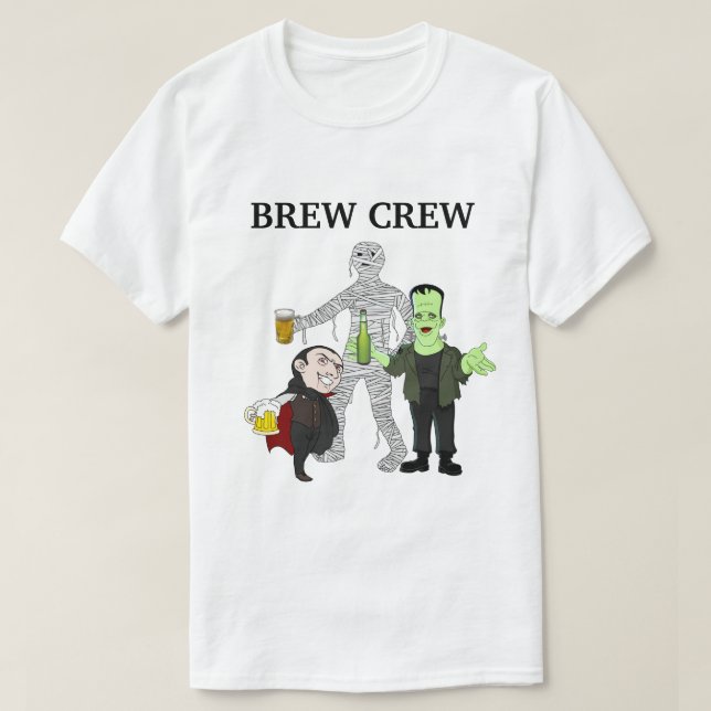 T-shirt de l'équipage de brasserie (Design devant)