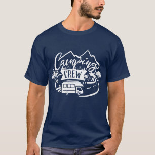 T-shirt de l'équipage de camping