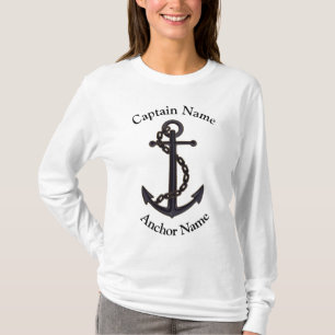 T-shirt de l'équipage du bateau et de l'équipage d