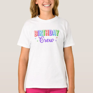 T-Shirt de l'équipe d'anniversaire