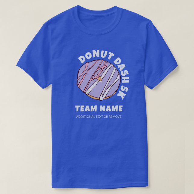 T-shirt de l'équipe de 5k Dash sur mesure (Design devant)