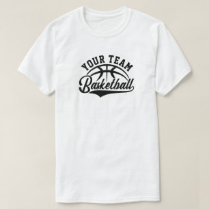 T-shirt de l'équipe de basket-ball personnalisée