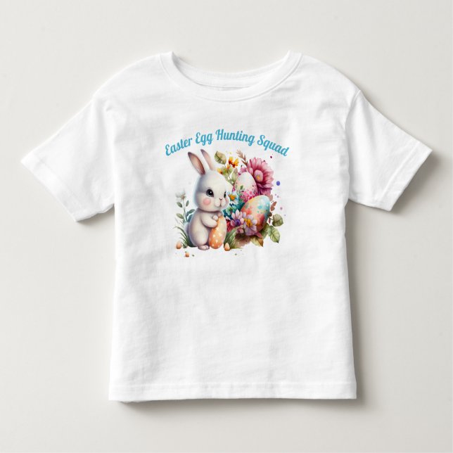 T-shirt de l'équipe de chasse aux oeufs de Pâques (Devant)