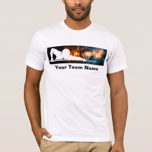 T-shirt de l'équipe de la ligue de billard 8 Ball