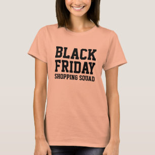 T-shirt de l'équipe de shopping du vendredi noir