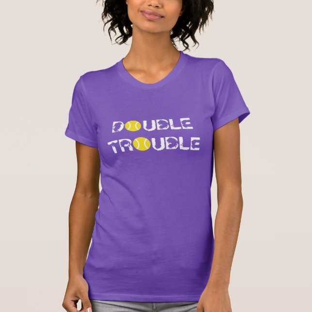 T-shirt de l'équipe de tennis pour les doubles jou (Devant)