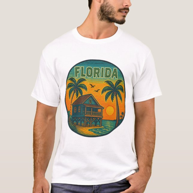 T-shirt de l'État de Floride (Devant)