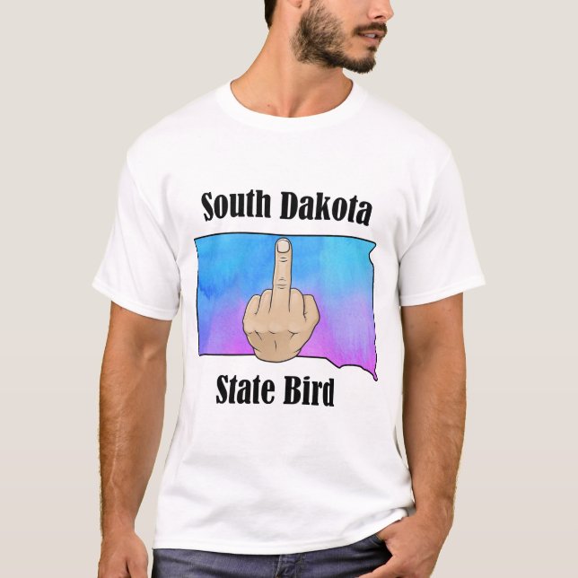 T-shirt de l'état du Dakota du Sud (Devant)