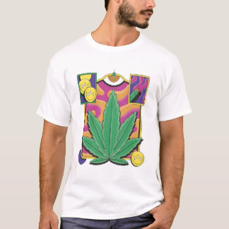 T-shirt de l'herbe Trippy