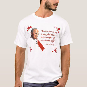 T-shirt de liberté de Pape Jean Paul II