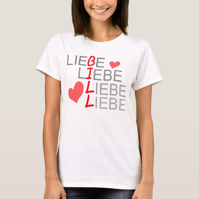 T-shirt de Liebe Liebe Liebe Liebe (Devant)