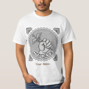 T-shirt de l'infirmière à main Caduceus