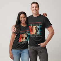 T-shirt de l'infirmière de prévention des infectio