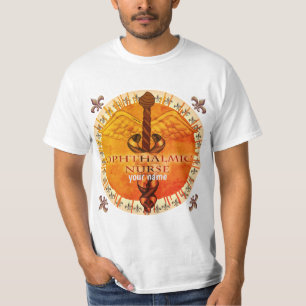 T-shirt de l'infirmière ophtalmique Caduceus