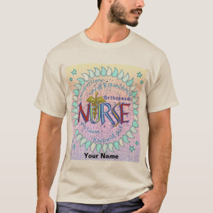 T-shirt de l'infirmière orthopédique sur mesure