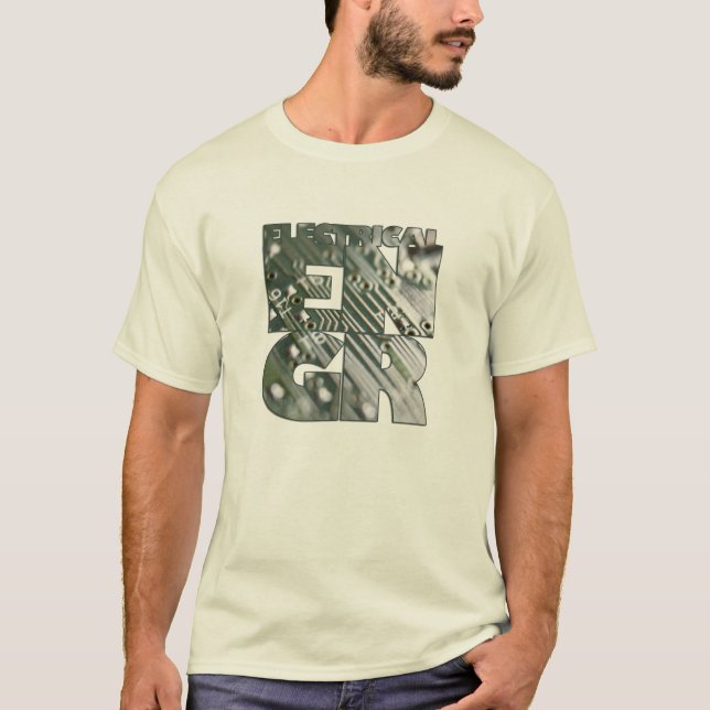 T-shirt de l'ingénieur électrique (Devant)