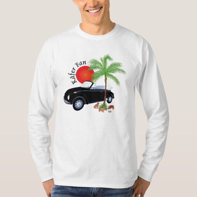 T-shirt de l'insecte Cabriolet 1972 (Devant)