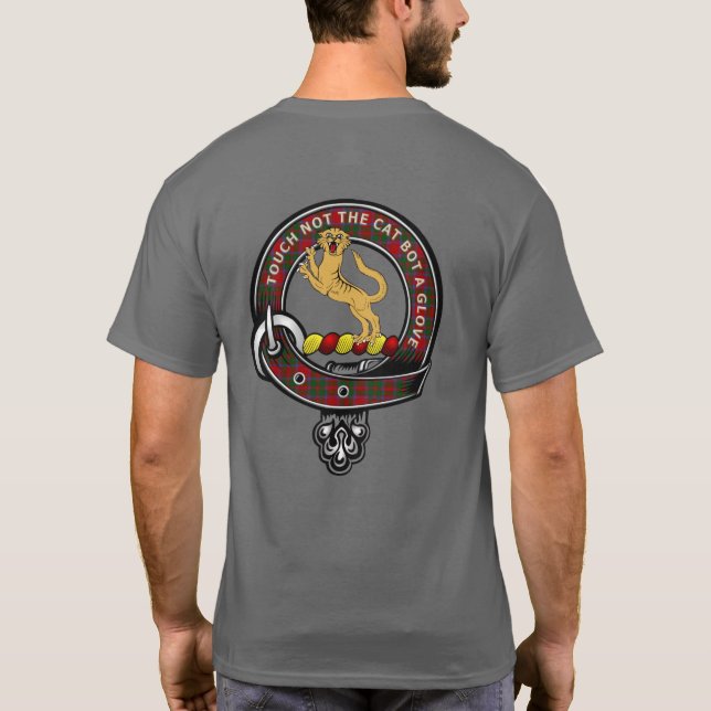 T-shirt de l'insigne de clan de MacIntosh Tartan (Dos)