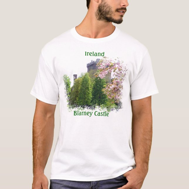 T-shirt de l'Irlande de château de cajolerie (Devant)