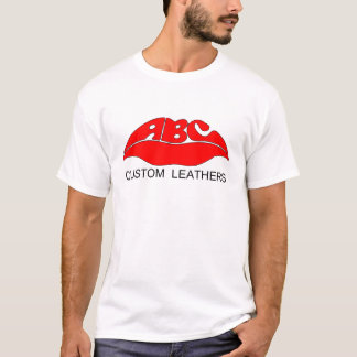 T-shirt de logo de cuirs d'ABC