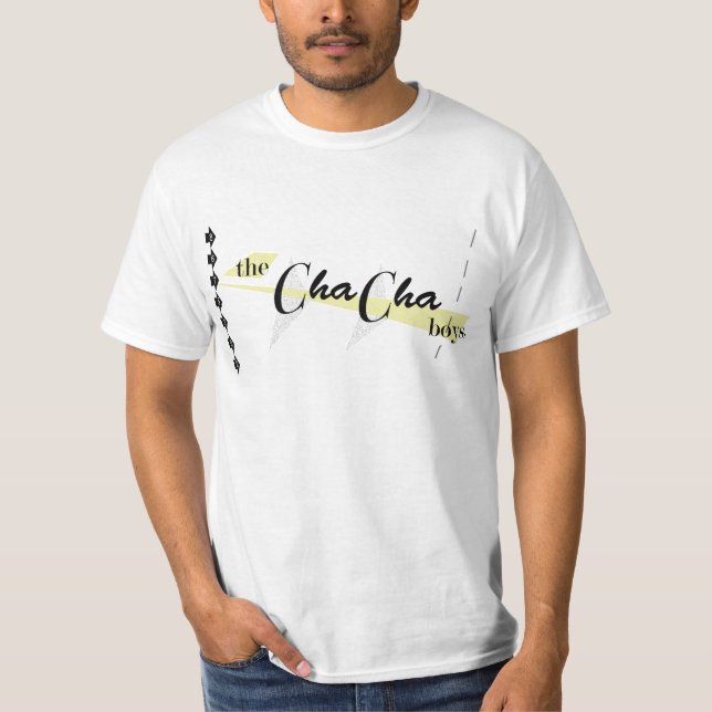 T-shirt de logo de garçons de cha-cha (Devant)