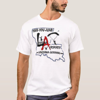 T-shirt de logo de Louisiana-Skydiving.com