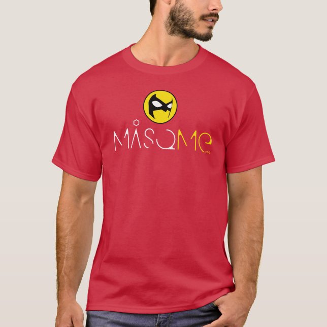 T-shirt de logo de MasqMe des hommes (Devant)