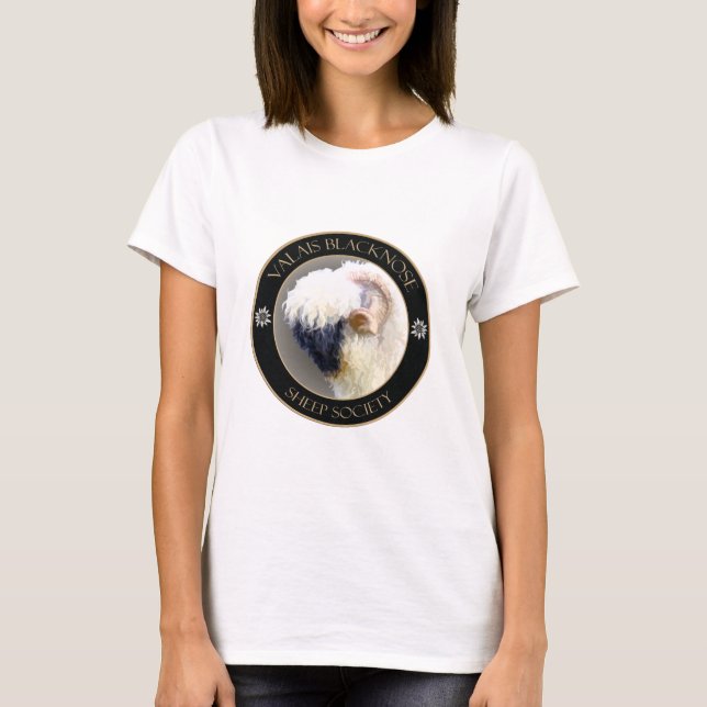 T-shirt de logo de société de moutons du Valais (Devant)