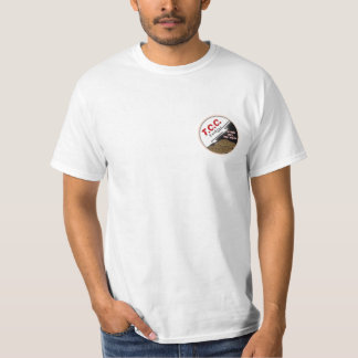 T-shirt de logo de TCC, blanc