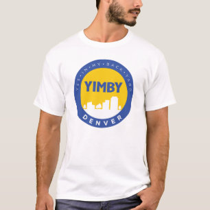 T-shirt de logo du YIMBY Denver des hommes