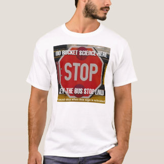T-shirt de loi d'arrêt d'autobus scolaire