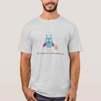 T-shirt de l'oiseau des hommes drôles