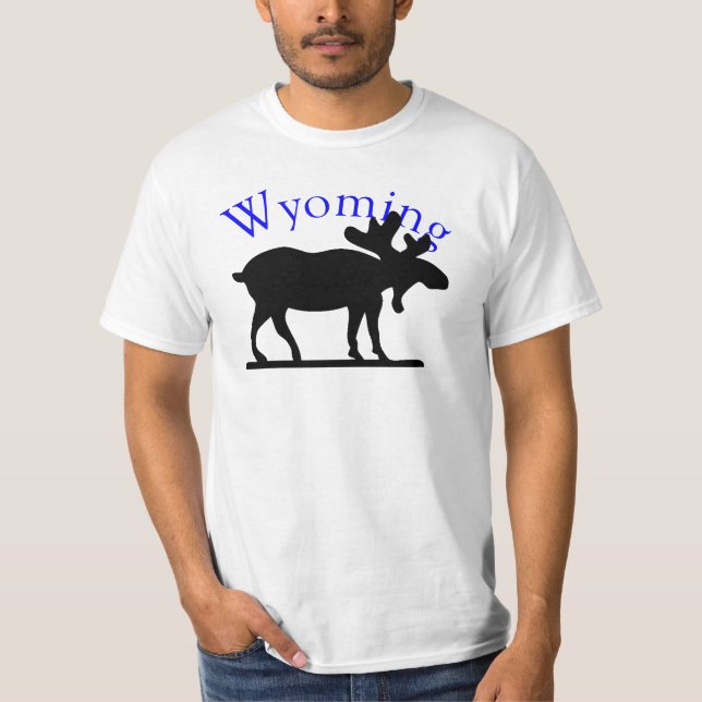 T-shirt de l'orignal du Wyoming (Devant)
