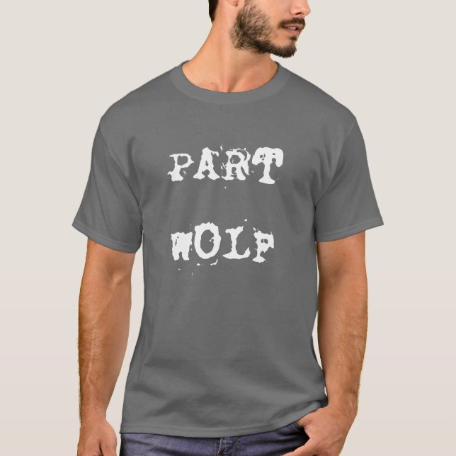 T-shirt "de loup de partie" (Devant)
