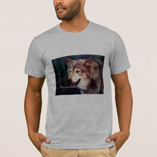 T-shirt de loup gris
