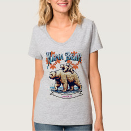 T-shirt de l'ours de maman | Joli Protecteur Maman