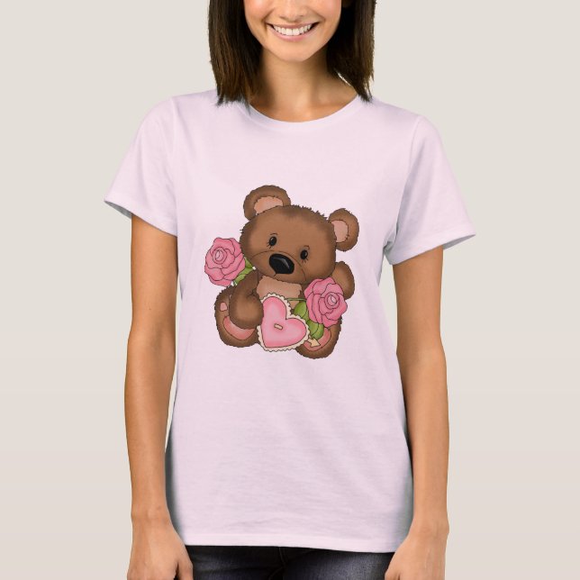 T-shirt de l'ours de Valentine (Devant)