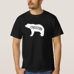 T-shirt de l'ours personnalisé