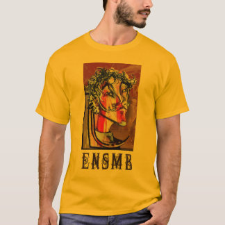 T-shirt de lumière de logo d'ENSMB