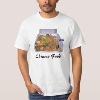 T-shirt de lumière "de nourriture chinoise"
