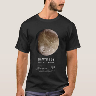 T-shirt de lune de Ganymede