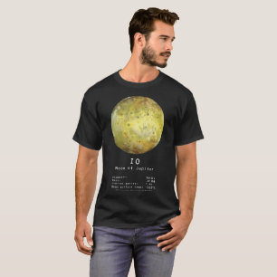 T-shirt de lune d'E/S
