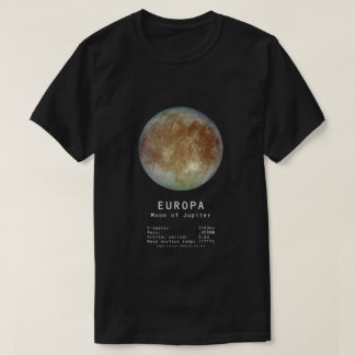 T-shirt de lune d'Europa