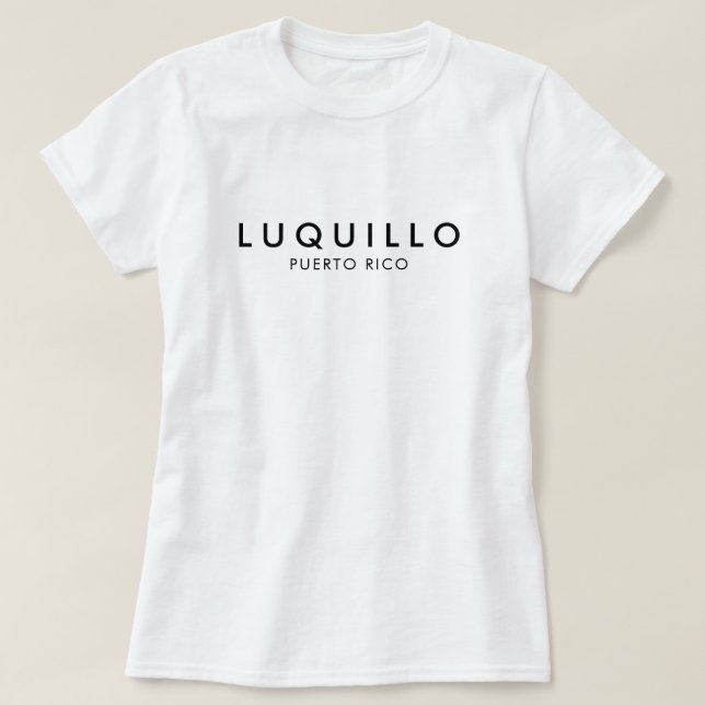 T-shirt de Luquillo Porto Rico (Design devant)
