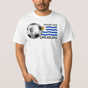T-shirt de l'Uruguay du football