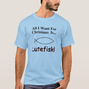 T-shirt de Lutefisk de Noël