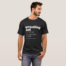 T-shirt de lutte de définition de papa, sports